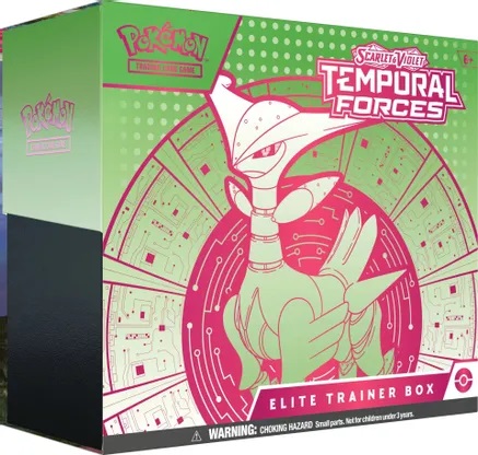 Scarlet & Violet - Temporal Forces Elite Trainer Box (Iron Leaves)