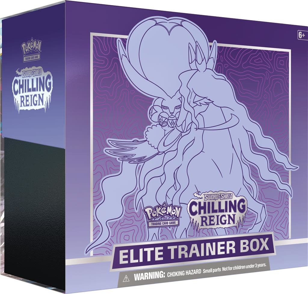 Sword & Shield - Chilling Reign Shadow Rider Calyrex Elite Trainer Box