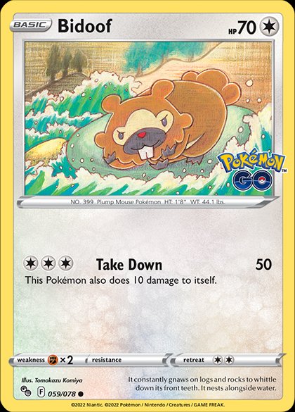 Bidoof 059-078