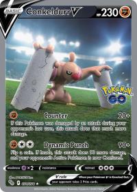 pokemon pokemon go conkeldurr v alternate art 074 078