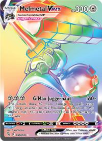 pokemon pokemon go melmetal vmax 080 078 rainbow