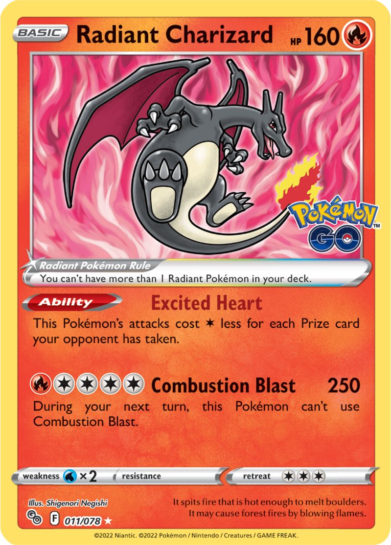 Radiant Charizard 011-078