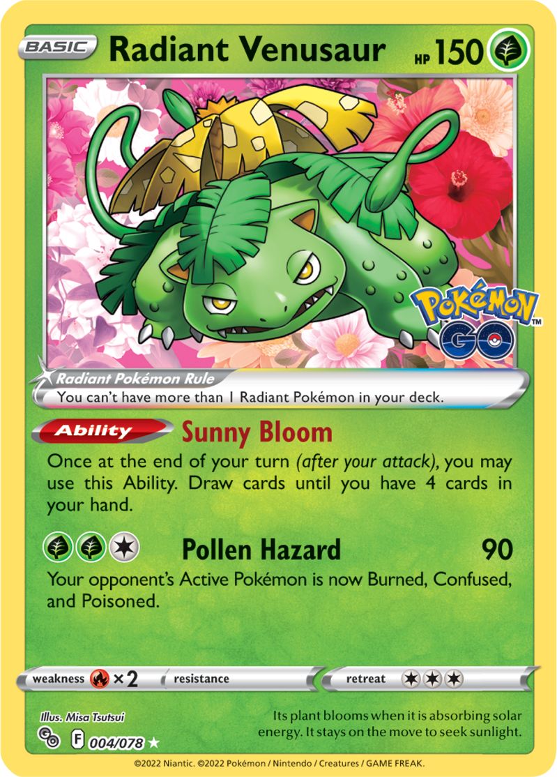 Radiant Venusaur 004-078