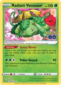 pokemon pokemon go radiant venusaur 004 078