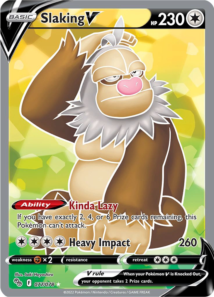 Slaking V FULL ART  077-078