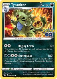 pokemon pokemon go tyranitar 043 078