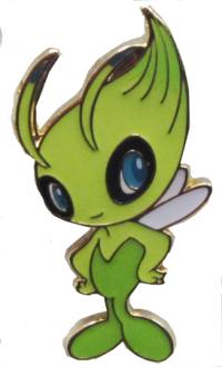 pokemon pokemon pins coins accesories celebi pin