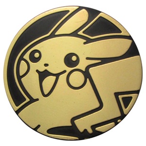Coin - Gold Pikachu (X)