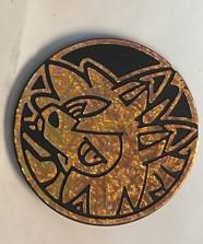 pokemon pokemon pins coins accesories coin lycanroc 2
