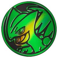 pokemon pokemon pins coins accesories coin sceptile