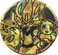 pokemon pokemon pins coins accesories jumbo coin cinderace eevee pikachu