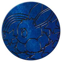 pokemon pokemon pins coins accesories jumbo coin eevee glitter dark blue