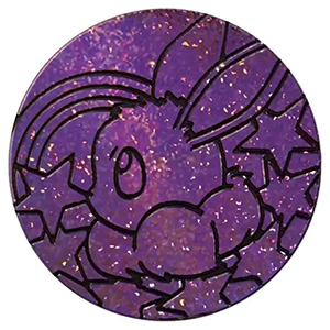 Jumbo Coin - Eevee (Glitter - Purple)