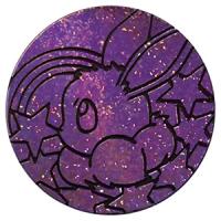 pokemon pokemon pins coins accesories jumbo coin eevee glitter purple