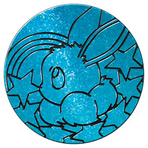 Jumbo Coin - Eevee (Glitter - Teal)