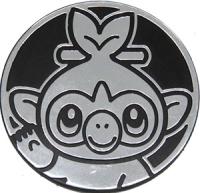 pokemon pokemon pins coins accesories jumbo coin grookey