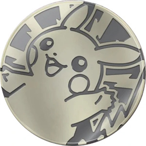 Jumbo Coin - Pikachu Waving (Silver)