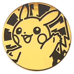 Jumbo Coin - Pikachu Waving (Gold)