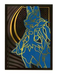 pokemon pokemon pins coins accesories mega evolution elite trainer box card sleeves lucario 65ct