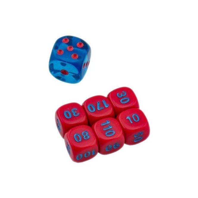 Dice Set - Pokemon League Battle Deck Zacian V: Blue & Red