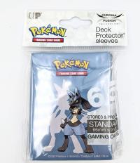 pokemon pokemon pins coins accesories ultra pro lucario 65ct standard sleeves