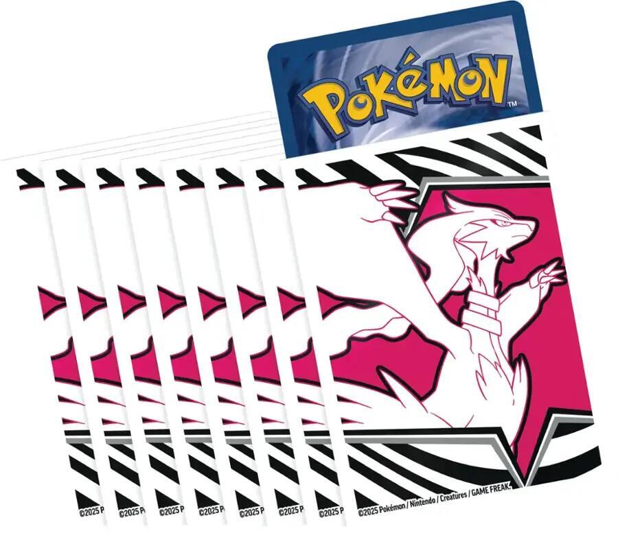 White Flare Elite Trainer Box Card Sleeves - Reshiram -65ct