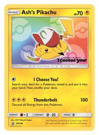 pokemon sun moon promos ash s pikachu sm108