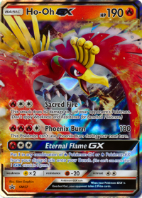 pokemon sun moon promos ho oh gx sm57