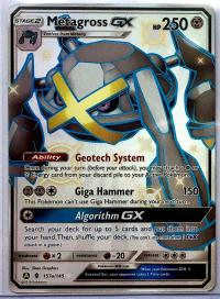 pokemon hidden fates metagross gx 157a 145 full art