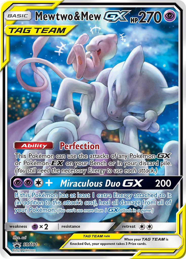 Mewtwo & Mew GX - SM191