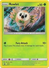 pokemon sun moon promos rowlet sm01