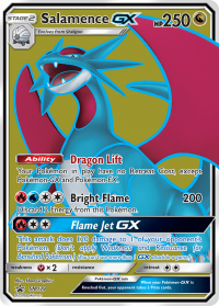 pokemon sun moon promos salamence gx sm139