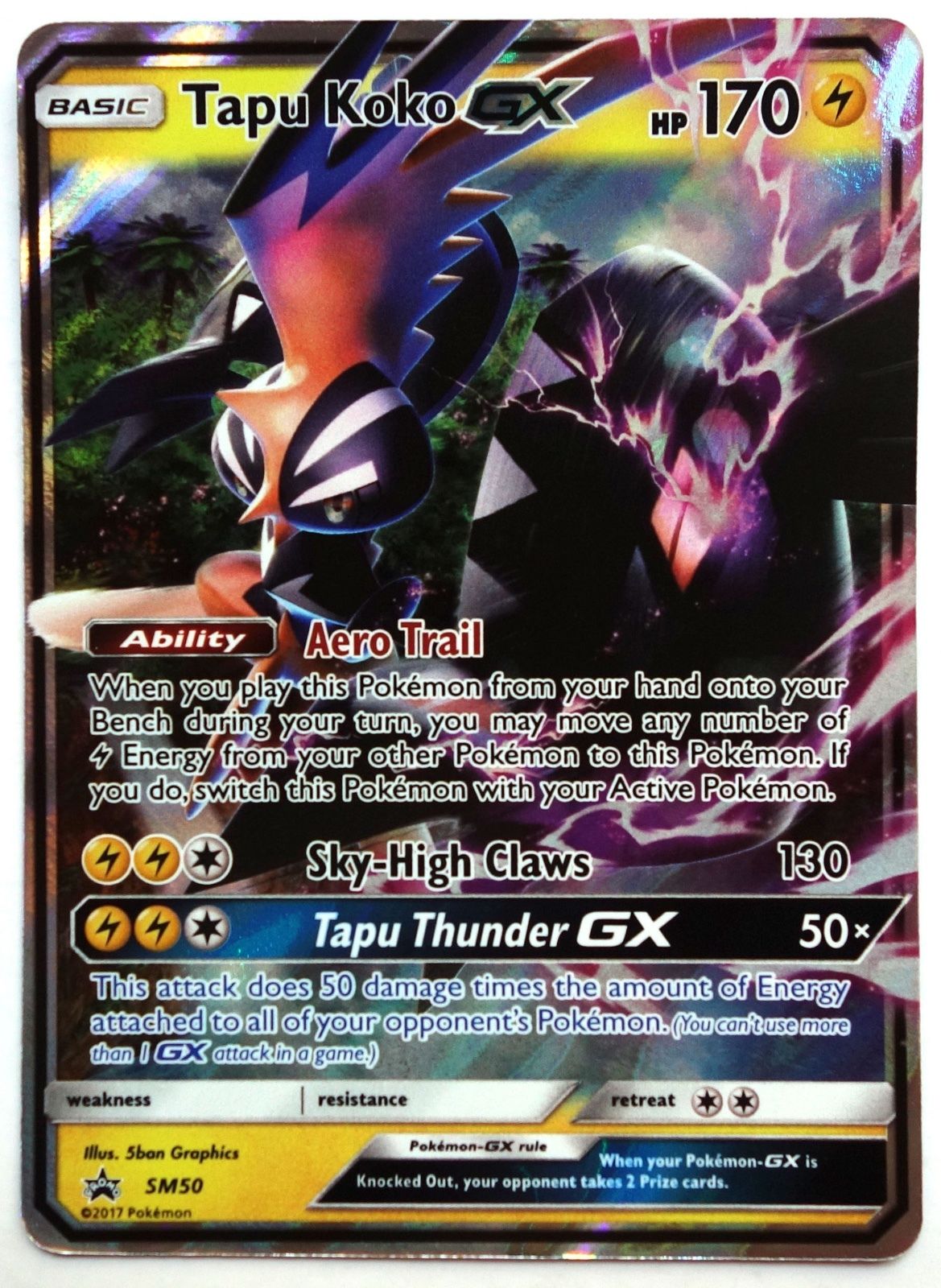 Shiny Tapu Koko GX - SM50