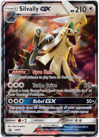 pokemon sun moon promos silvally gx sm91