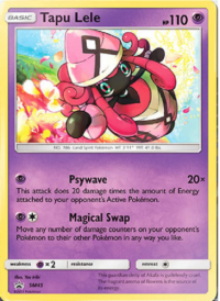 pokemon sun moon promos tapu lele sm45