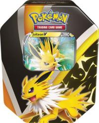 pokemon pokemon tins 2021 eevee evolutions jolteon v tin