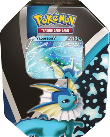 2021 - Eevee Evolutions Vaporeon V Tin