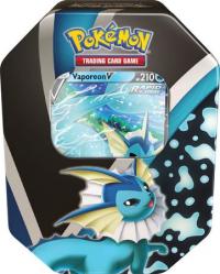 pokemon pokemon tins 2021 eevee evolutions vaporeon v tin