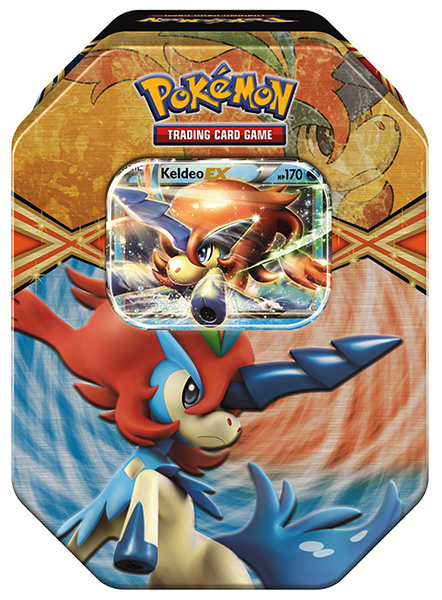 2013 Keldeo EX Tin