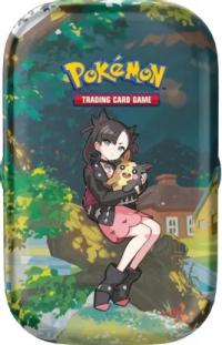 pokemon pokemon tins crown zenith mini tin marnie morpeko