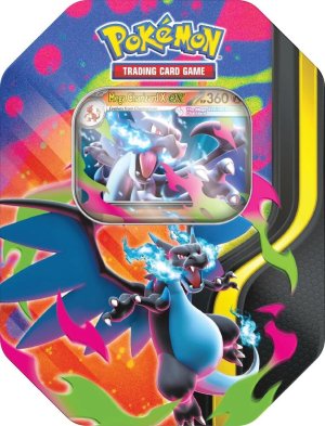 pokemon pokemon tins mega charizard tin mega charizard x