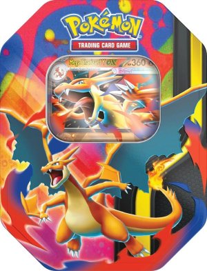 pokemon pokemon tins mega charizard tin mega charizard y