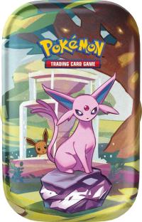 pokemon pokemon tins scarlet violet prismatic evolutions mini tin espeon preorder
