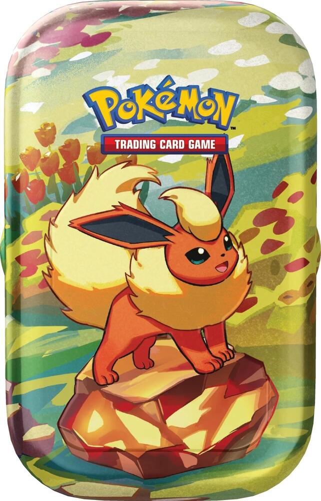 Scarlet & Violet - Prismatic Evolutions Mini Tin Flareon - Preorder