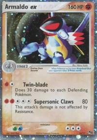 pokemon pop series 1 armaldo ex 16 17 holo