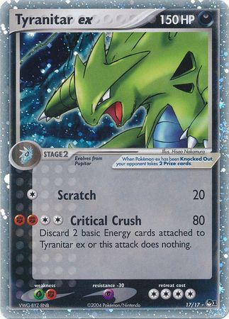 Tyranitar ex - 17/17 - Holo