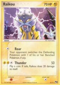 pokemon pop series 2 raikou 3 17 holo