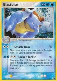 pokemon pop series 3 blastoise 1 17 holo