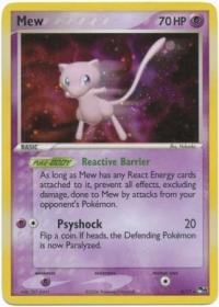 pokemon pop series 4 mew 4 17 holo