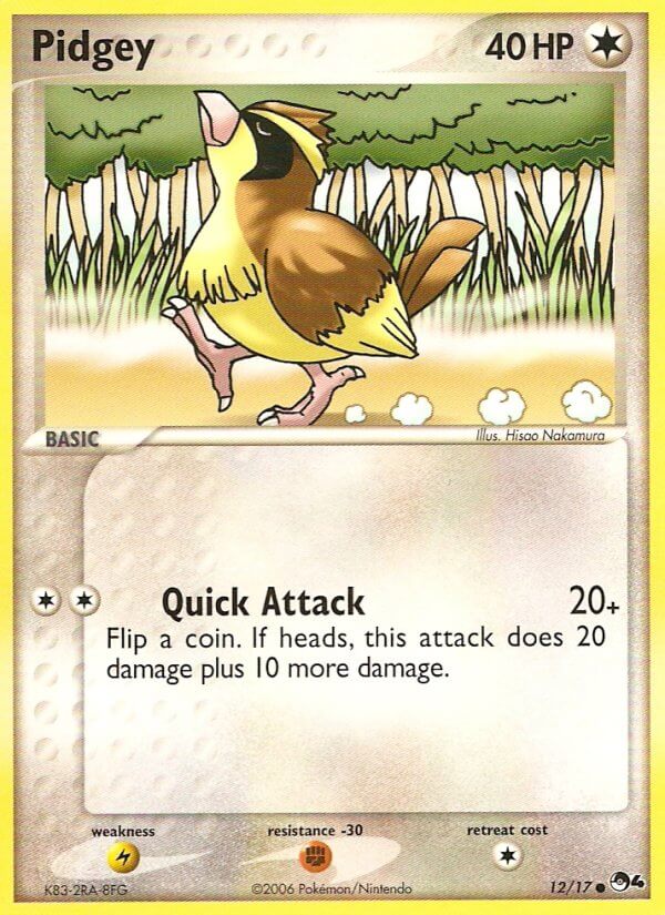 Pidgey - 12-17